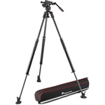 Manfrotto Nitrotech 612 Fluid Head with 635 FAST Single Leg Carbon Fiber Tripod