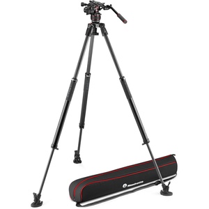 Manfrotto Nitrotech 612 Fluid Head with 635 FAST Single Leg Carbon Fiber Tripod