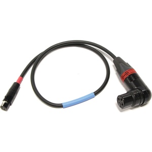 Cable Techniques XLR-3F Right Angle to TA3F Balanced UCR Receiver Cable to SD (18", Red XLR Ring)