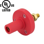 KUPO K-LOK 150A Single-pole Stud Female Receptacle- Red