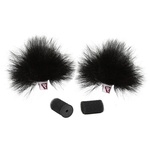 Rycote Pair Black Ristretto Lavalier Windjammer