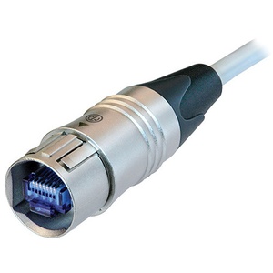Neutrik 9.84' (3 m) etherCON Cat6 Patch Cable with Cable Plug Carrier on One End
