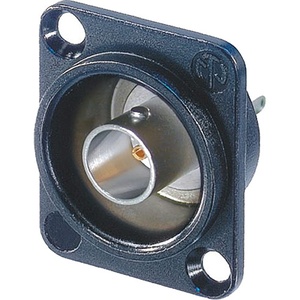 Neutrik BNC D-Shape Housing Chassis Connector (Solder)