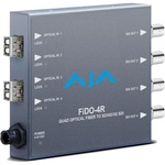 AJA 4-Channel Multi-Mode LC Fiber to 3G-SDI Receiver