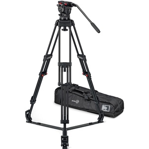 Sachtler FSB 10 Mk II 100mm Touch & Go Head with ENG 2 Aluminum Tripod System (Ground Spreader)