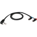 Cable Techniques Right Angle TA5F to Two Low-Profile TA3F Cable for Lectrosonics SRc5P/SRb5P Receiver Output (24")