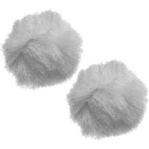 Rycote Lavalier Windjammer (White, 2-Pack)
