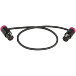 Cable Techniques CT-LPS33-12P LPS Low-Profile TA3F to TA3F Cable (12", Purple)