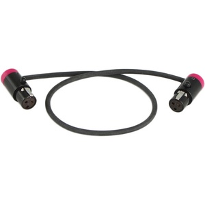 Cable Techniques CT-LPS33-12P LPS Low-Profile TA3F to TA3F Cable (12", Purple)