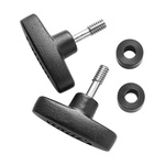 KUPO Aluminum Knob With Stainless Steel 1/4"-20 Bolt & Nylon Spacer For Amaran P60x (Set of 2)