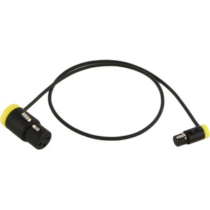Cable Techniques CT-LPS-FX3T-18Y Low-Profile LPXLR-3F to TA3F Cable (18", Yellow)