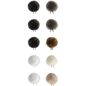 Bubblebee Industries Windbubbles All-Stars Faux-Fur Windscreens for 8 to 13mm Lav Mics (10-Pack)