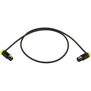 Cable Techniques 24" Low-Profile LPS TA3F To TA3F Cable (Yellow)