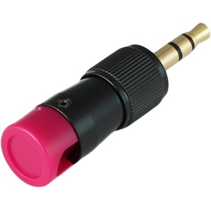 Cable Techniques CT-LPS-T35L-P Low-Profile Right-Angle 3.5mm TRS Screw-Locking Connector (Purple)