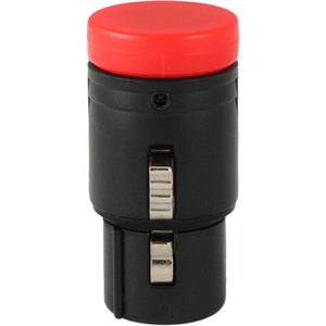 Cable Techniques Low-Profile Right-Angle XLR 3-Pin Female Connector (Standard Outlet, A-Shell, Red Cap)