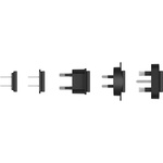 Sennheiser ADAPTER SET NT 12-5 CW+ International-Travel Power-Plug Adapter Set for EW-D Power Supplies