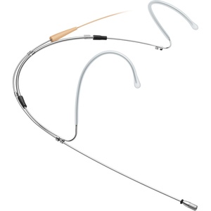 Sennheiser HM 200 Omnidirectional Headworn Microphone with Miniature MKE 1 Capsule (Silver, Locking 3.5mm Connector)