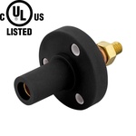 KUPO K-LOK 150A Single-pole Stud Female Receptacle - Black