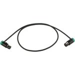 Cable Techniques 24" Low-Profile LPS TA3F To TA3F Cable (Green)