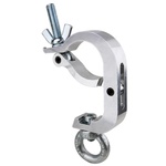 KUPO Slim Handcuff Clamp with Eye Ring for 60mm Tube - Silver