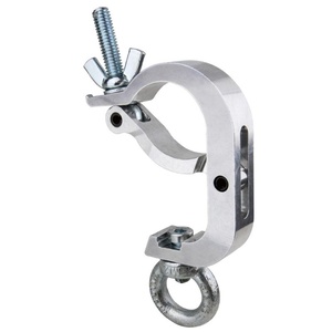 KUPO Slim Handcuff Clamp with Eye Ring for 60mm Tube - Silver