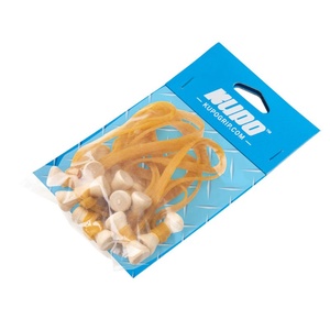 KUPO Elastic Cable Tie(10Pcs)6mm(W)*5"(L) (Natural)