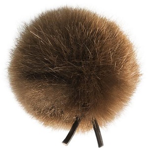 Bubblebee Industries Windbubble Miniature Imitation-Fur Windscreen (Lav Size 1, 28mm, Brown)