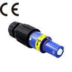 KUPO PowerFit Single-pole Line Drain Connector- Neutral Blue