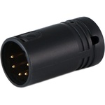 Cable Techniques Low-Profile Right-Angle XLR 5-Pin Male Connector with Adjustable Exit (Standard Outlet)
