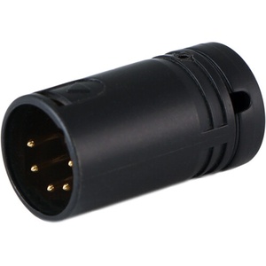 Cable Techniques Low-Profile Right-Angle XLR 5-Pin Male Connector with Adjustable Exit (Standard Outlet)