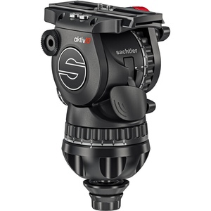 Sachtler aktiv10 Sideload Fluid Head with SpeedLevel & 7-Step Drag for Sachtler Tripods (100mm)