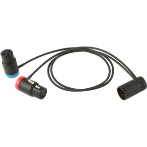 Cable Techniques Low-Profile Stereo Y Cable for Camera-Mounted Mics (18")