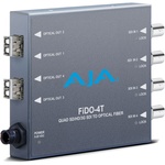 AJA 4-Channel 3G-SDI to Multi-Mode LC Fiber Transmitter