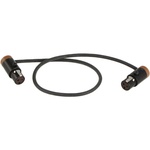 Cable Techniques CT-LPS33-12S LPS Low-Profile TA3F to TA3F Cable (12", Brown)