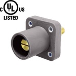 KUPO K-LOK 400A Single-pole Stud Male Receptacle- Gray