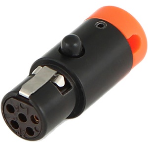 Cable Techniques CT-LPS-TA5-N LPS Low-Profile TA5F Connector (Orange)