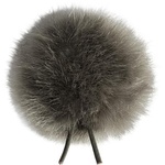 Bubblebee Industries Windbubble Miniature Imitation-Fur Windscreen (Lav Size 4, 42mm, Grey)
