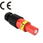 KUPO PowerFit Single-pole Line Drain Connector- Line 1 Red