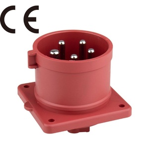 KUPO CEE FORM 32A/5P/400V, PANEL MALE