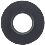 Bluestar Round Extra Small Ultrasuede Eyecushion (Black)