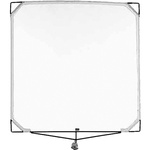 Matthews Solid Frame Scrim White Silk (48 x 48", 1/4 Stop)