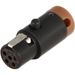Cable Techniques CT-LPS-TA5-S LPS Low-Profile TA5F Connector (Brown)