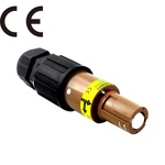 KUPO PowerFit Single-pole Line Drain Connector- Line 1 Brown