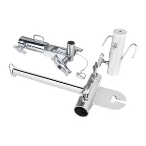 KUPO Single Pipe Boom Rig For Pipe 1-1/4" Sch.40 (42.4mm)-Silver