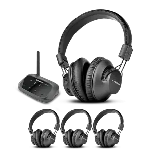 Avantree Quartet - 4 Wireless Headphones & 1 Transmitter
