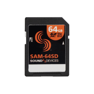 Sound Devices SAM-64SD 64GB SDXC Card