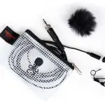 Tentacle Sync Omnidirectional Lavalier Microphone with Locking 3.5mm Connector (Black)