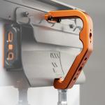 Tentacle Handle for TIMEBAR Timecode Slate - Orange