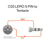 Tentacle LEMO 5-Pin to Tentacle – Timecode Cable
