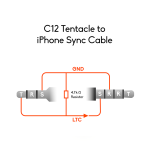 Tentacle to iPhone Sync (4-pin) - Timecode Cable